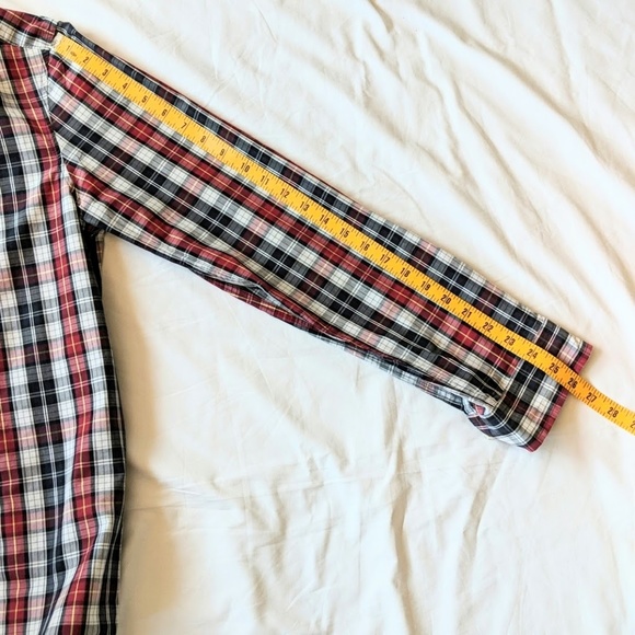 Plaid long sleeve button down shirt sz small - Picture 6 of 8